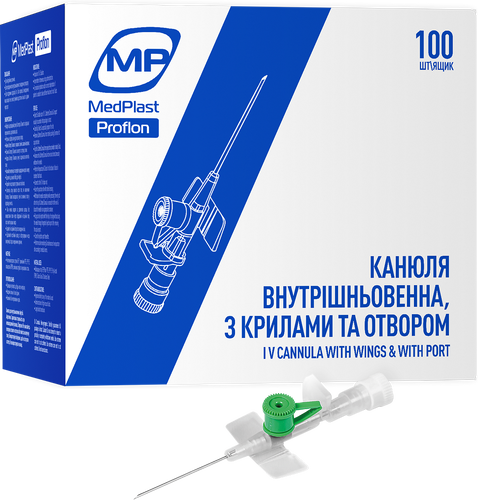 Канюля внутрішньовенна Proflon 18G 1,3х45мм