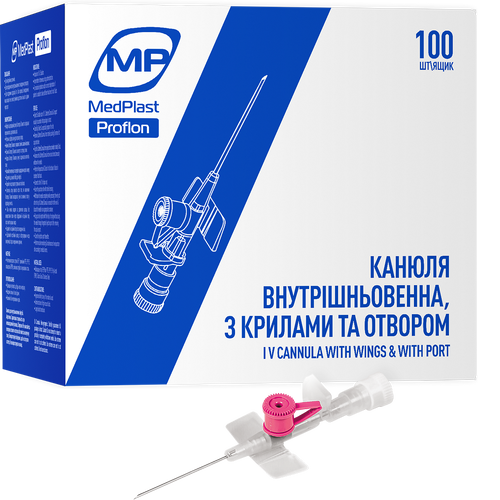 Канюля внутрішньовенна Proflon 20G 1,1х32мм 